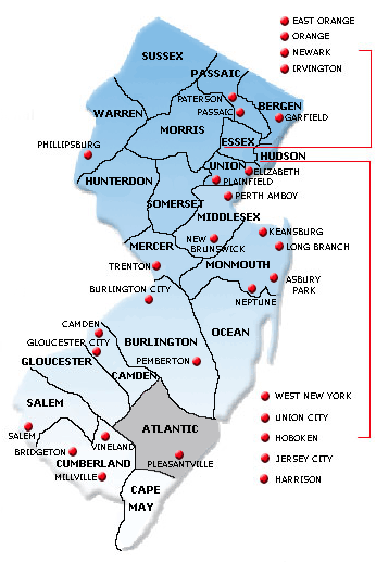 NJ Map