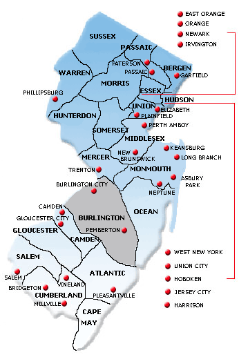 NJ Map