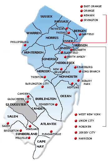NJ Map