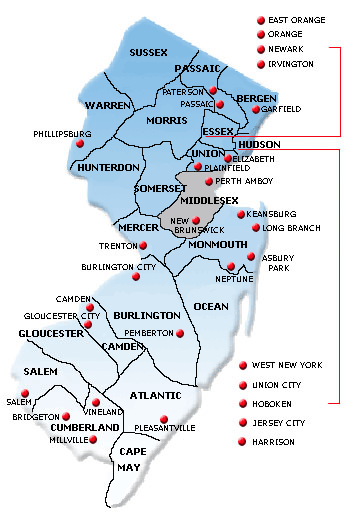 NJ Map