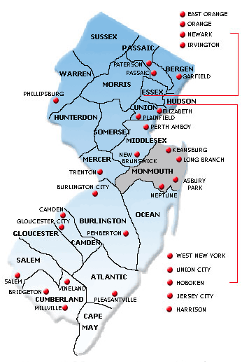 NJ Map