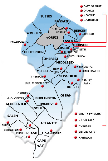NJ Map