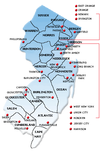 NJ Map