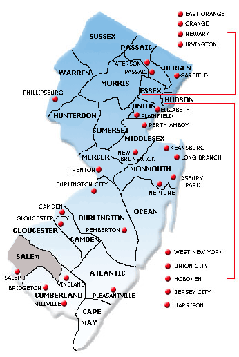 NJ Map