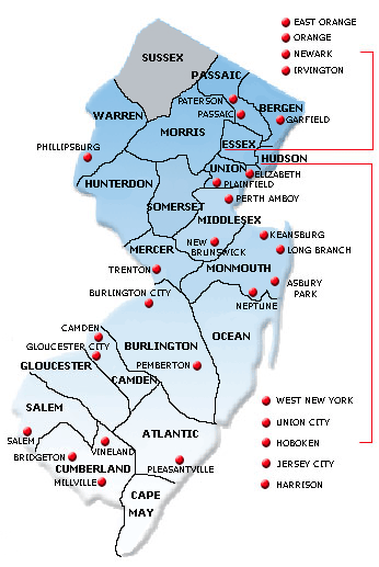 NJ Map