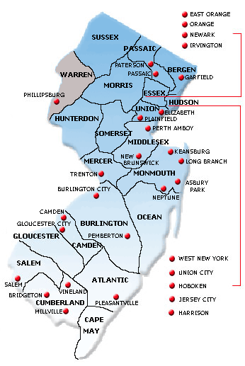 NJ Map